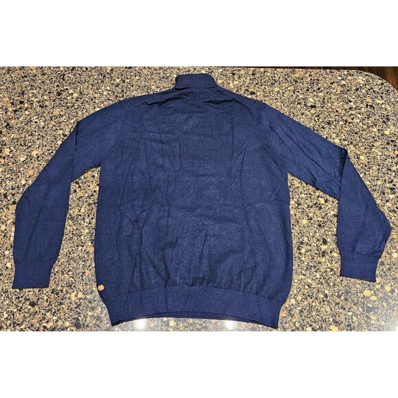 Scotch & Soda Classic Navy Blue Turtleneck Sweater For Men Size XL Lightweight - Picture 2 of 7